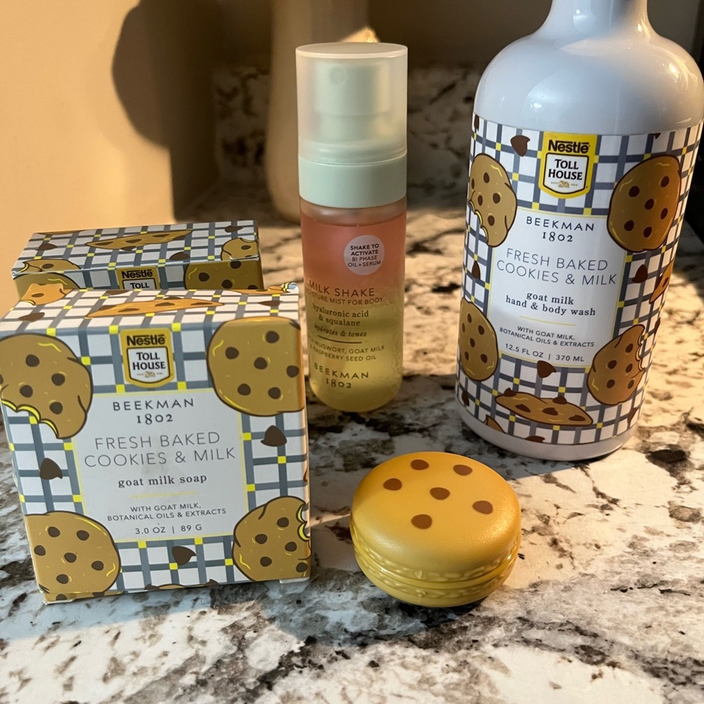 Beekman 1802 Cookies & Milk Skincare Set and Wicked Milkshake toner brand new